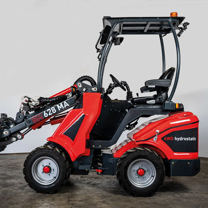 Sáez Motion – Minicargadora Articulada SM 628MA Sáez Motion - Minicargadora Articulada SM 628MA