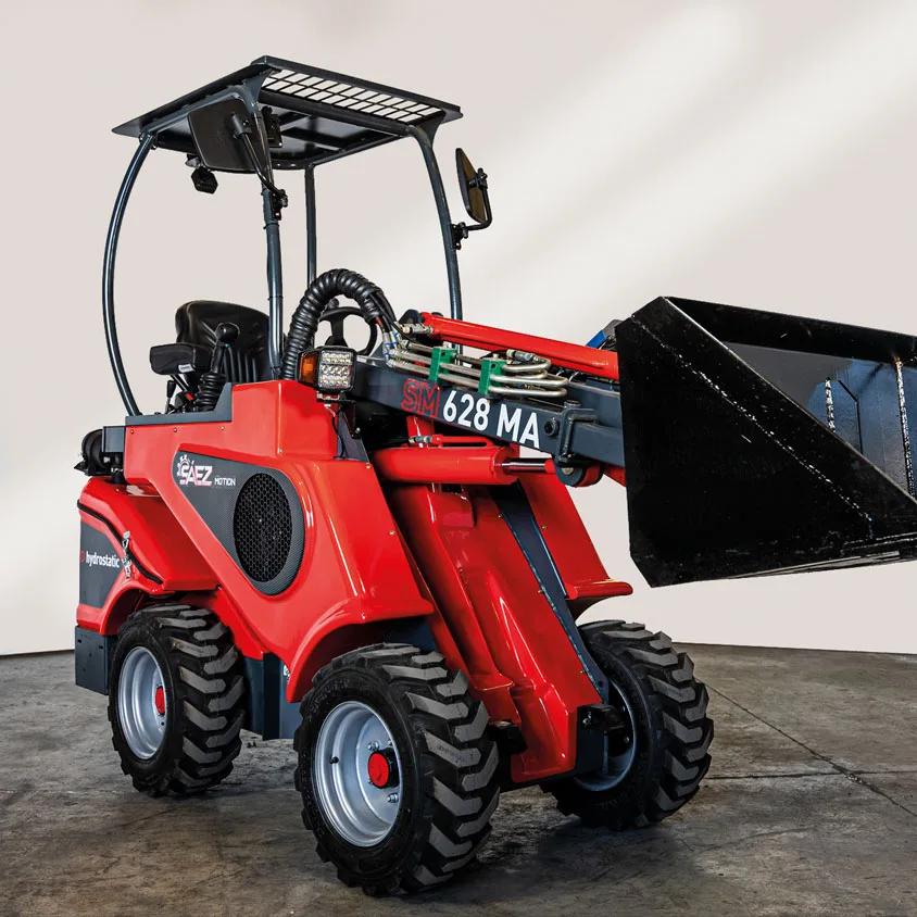 Sáez Motion – Minicargadora Articulada SM 628MA Sáez Motion - Minicargadora Articulada SM 628MA