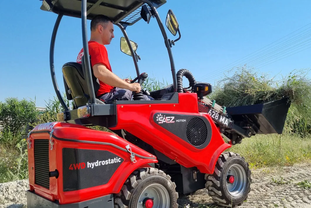 Sáez Motion – Minicargadora Articulada SM 628MA Sáez Motion - Minicargadora Articulada SM 628MA