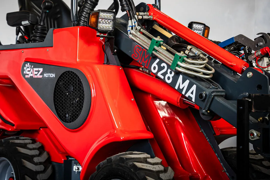 Sáez Motion – Minicargadora Articulada SM 628MA Sáez Motion - Minicargadora Articulada SM 628MA