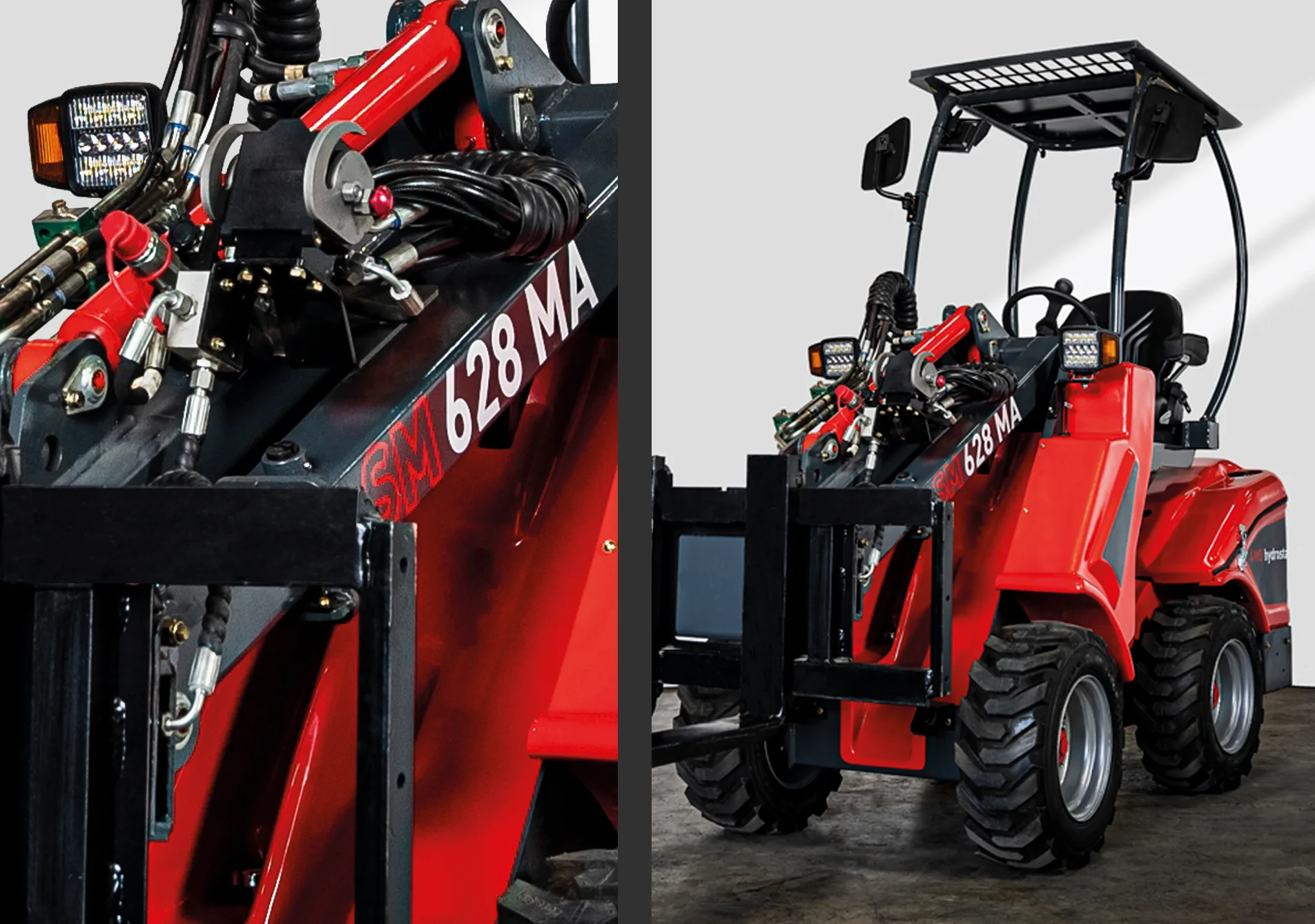 Sáez Motion - Minicargadora Articulada SM 628MA