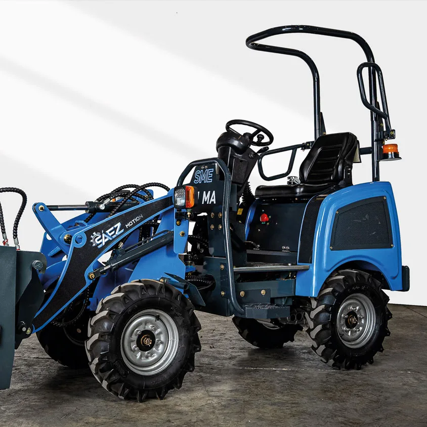 Sáez Motion – Minicargadora Articulada Eléctrica SME 512MA Sáez Motion - Minicargadora Articulada Eléctrica SME 512MA