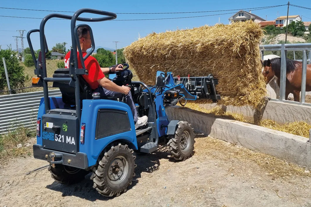 Sáez Motion – Minicargadora Articulada Eléctrica SME 512MA Sáez Motion - Minicargadora Articulada Eléctrica SME 512MA